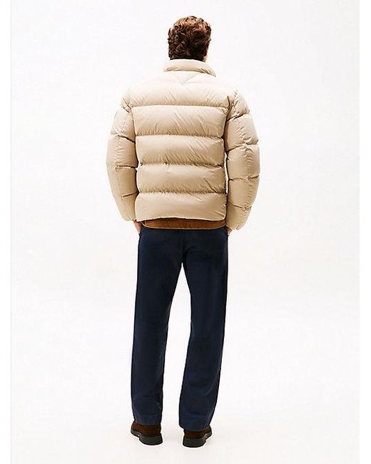 Tommy Hilfiger Waterafstotend Pufferjack Met Dons in het Natural voor heren