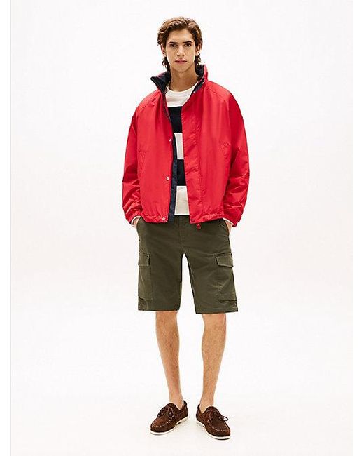 Pantalón Cargo Corto 1985 Collection De Corte Amplio Tommy Hilfiger de hombre de color Red