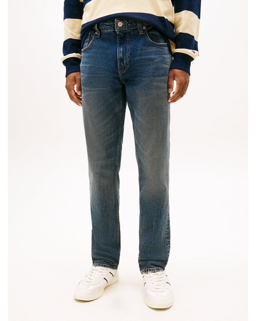 Jeans Scanton Slim Fit Scoloriti di Tommy Hilfiger in Blue da Uomo