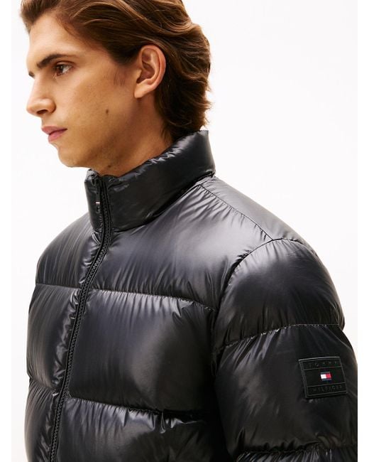 Doudoune En Duvet Déperlante Brillante Tommy Hilfiger pour homme en coloris Black