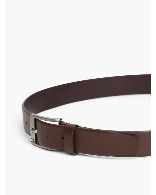 Tommy Hilfiger Brown Leather Belt for men