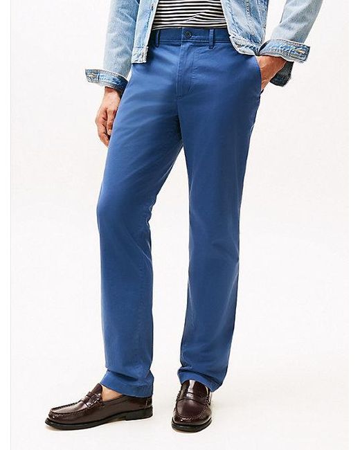 Pantalón Chino Denton Con Pernera Recta Tommy Hilfiger de hombre de color Blue