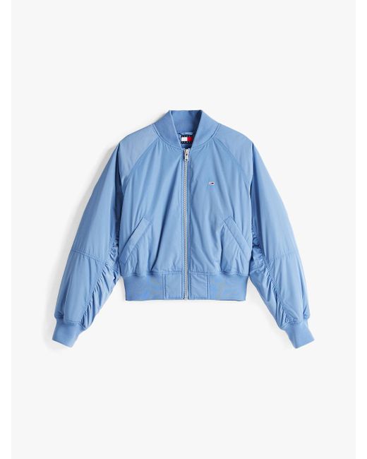 Bomber Rembourré Déperlant Tommy Hilfiger en coloris Blue