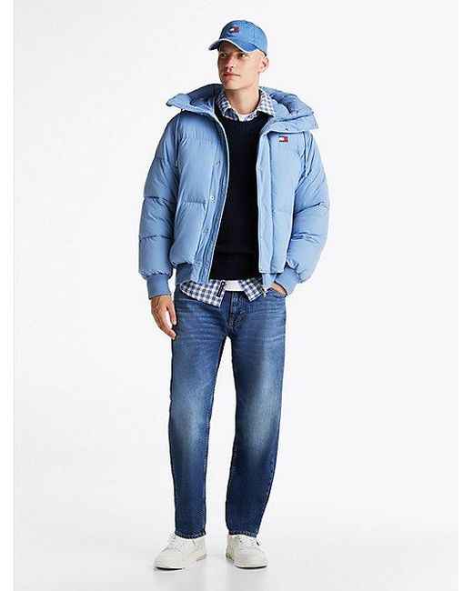 Tommy Hilfiger Tapered Leg Relaxed Jeans Mit Fade-Effekt in Blue für Herren