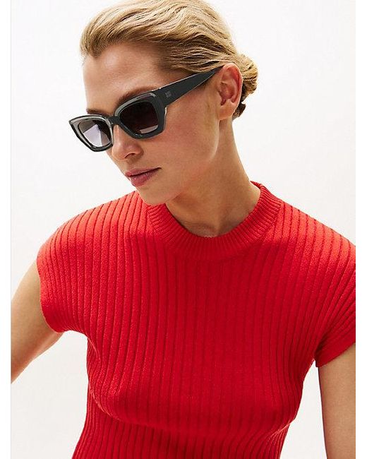 Gafas De Sol Cat-Eye Tommy Hilfiger de color White