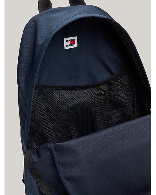 Tommy Hilfiger Essential kuppelförmiger Rucksack mit Flag in Blue für Herren