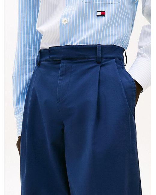 Tommy Hilfiger The Runway Collection Chinos Mit Weitem Bein in Blue für Herren