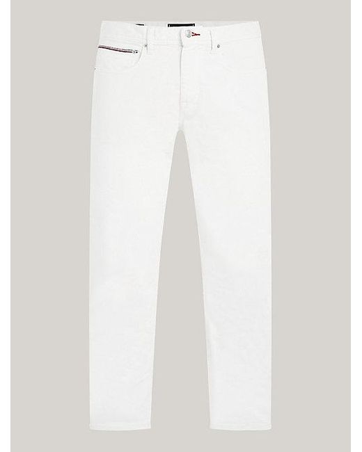 Tommy Hilfiger Houston weiße Tapered Jeans in White für Herren