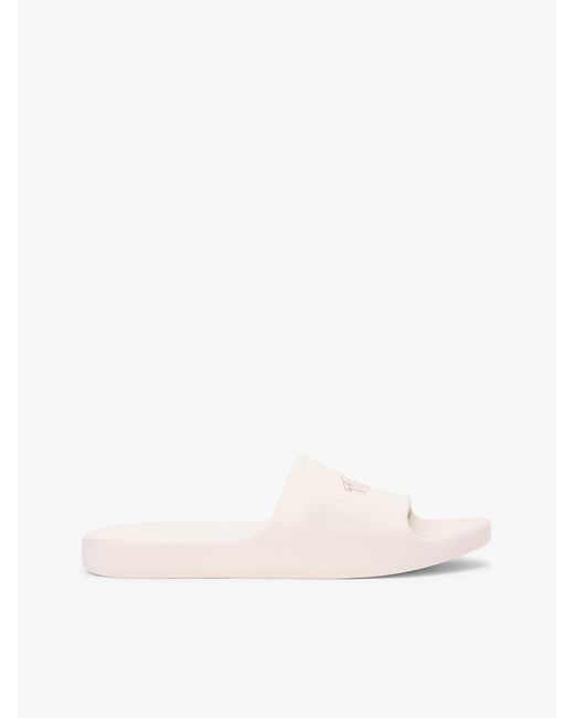 Tommy Hilfiger Natural Wavy Flag Logo Slides for men