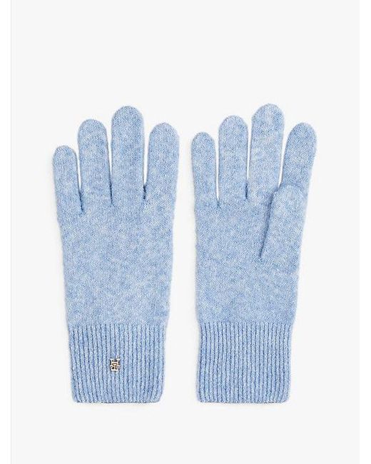 Tommy Hilfiger Blue Chic Handschuhe Mit Th-Monogramm-Emblem