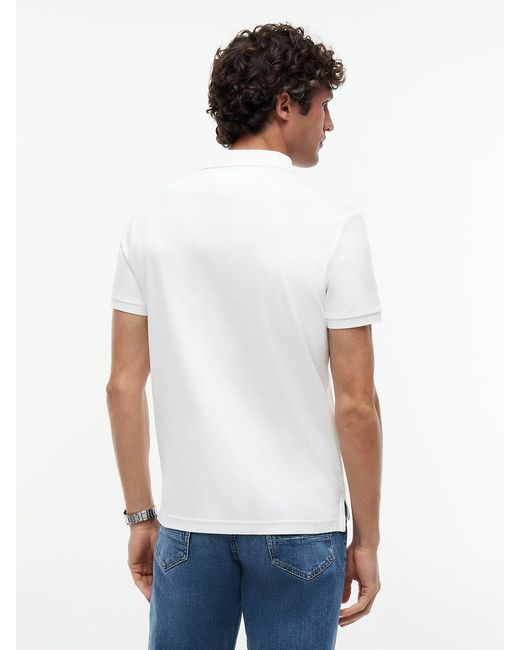 Tommy Hilfiger White Regular Fit Polo Shirt for men