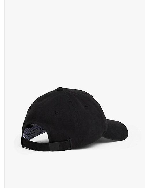Gorra De Béisbol Con Logo Y Seis Paneles Tommy Hilfiger de color Black