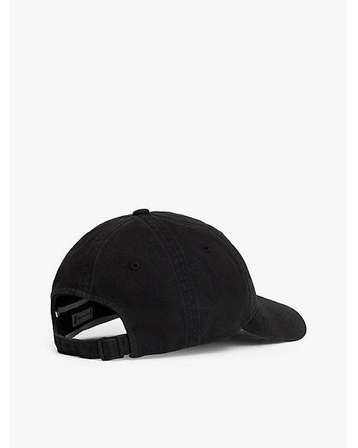 Gorra De Béisbol Con Logo Bordado Tommy Hilfiger de color Black
