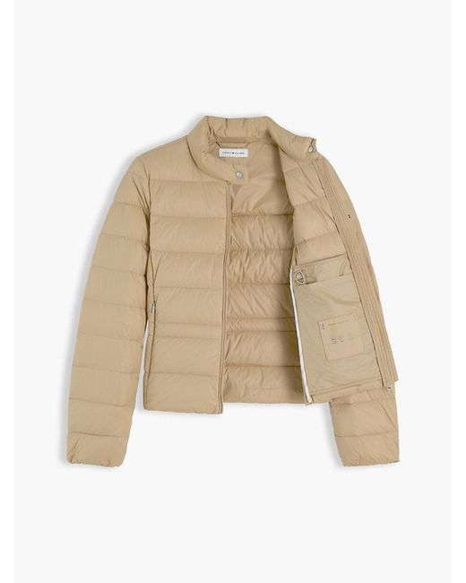 Tommy Hilfiger Blue Slim Lightweight Packable Down Jacket
