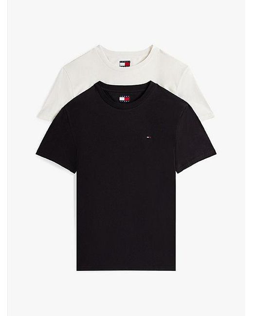 Tommy Hilfiger 2Er-Pack Extra Slim Fit Jersey-T-Shirts in Black für Herren