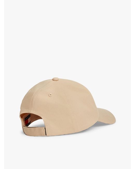Tommy Hilfiger Natural Linear Logo Embroidery Baseball Cap for men