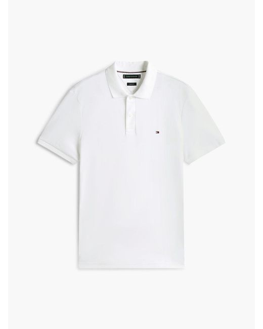 Tommy Hilfiger White Regular Fit Polo Shirt for men