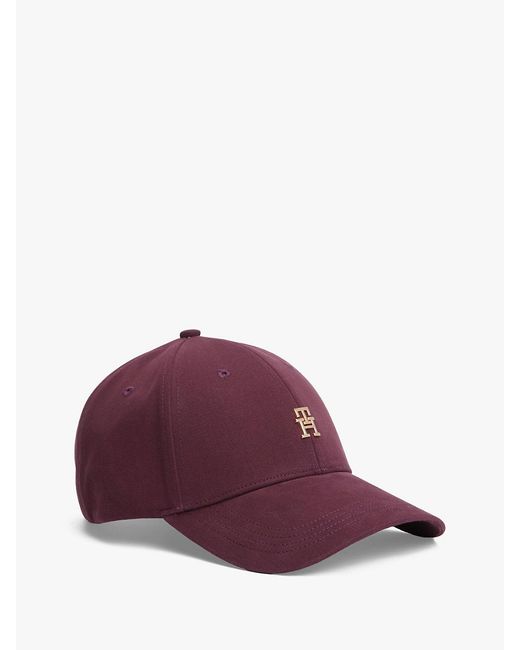 Tommy Hilfiger Red Chic Th Monogram Baseball Cap