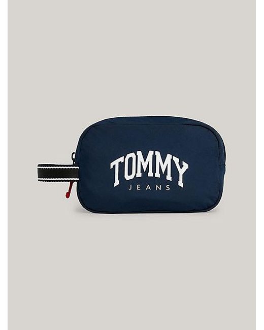 Tommy Hilfiger Prep Kulturbeutel mit Logo in Blue für Herren