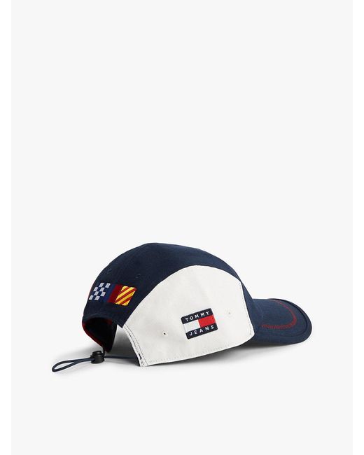 Tommy Hilfiger Blue Archive Back Embroidery Patch Cap for men