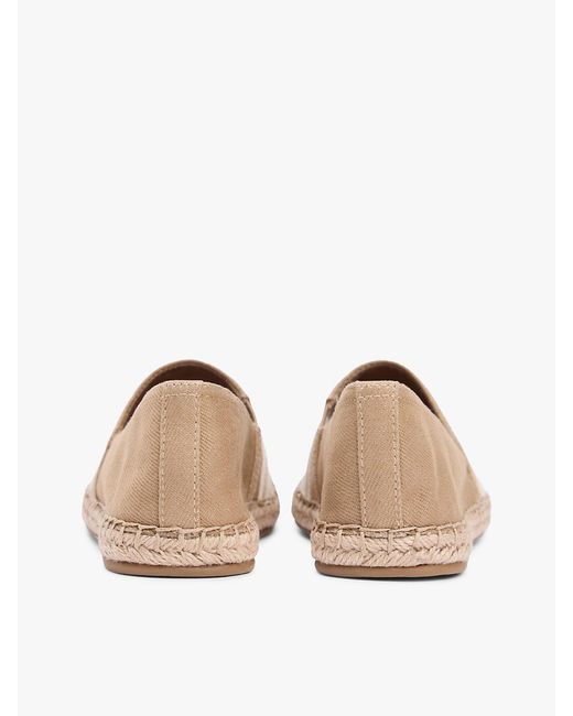 Tommy Hilfiger White Canvas Denim Espadrilles