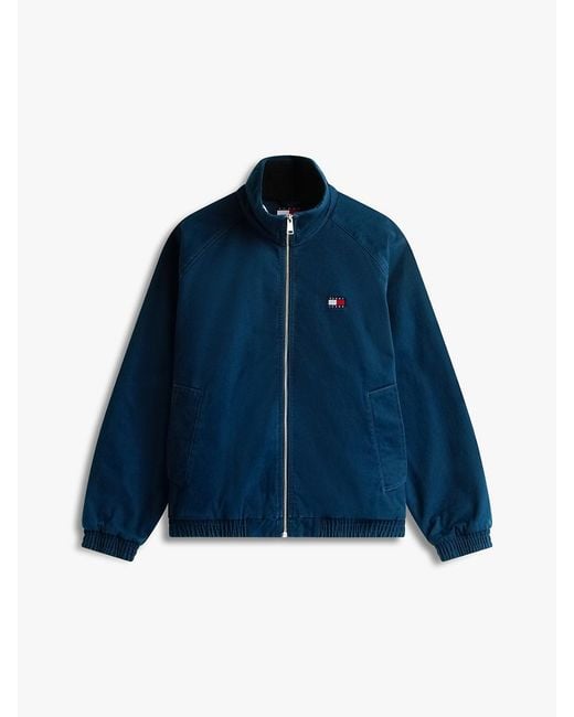 Tommy Hilfiger Blue Twill Zip-Thru Jacket for men