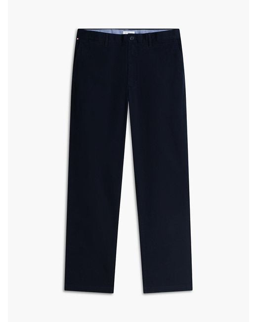 Tommy Hilfiger Blue Dover Regular Twill Chinos for men