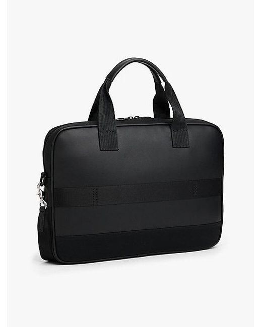 Tommy Hilfiger Laptoptas Met Metalen Logo in het Black voor heren