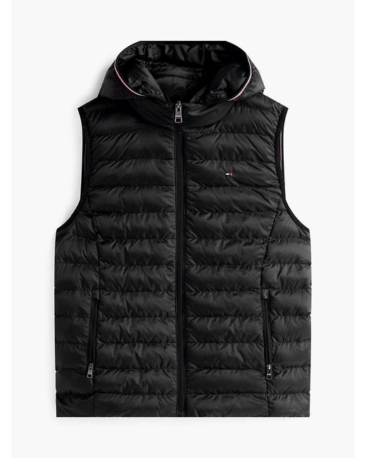 Tommy Hilfiger Blue Down-filled Quilted Vest