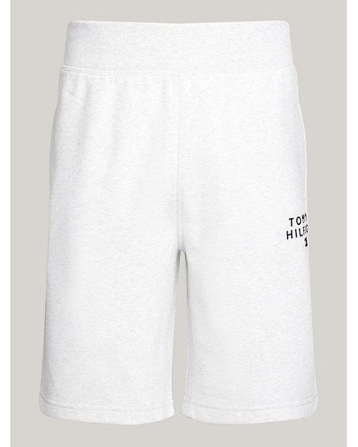 Pantalón corto TH Original con logo Tommy Hilfiger de hombre de color White