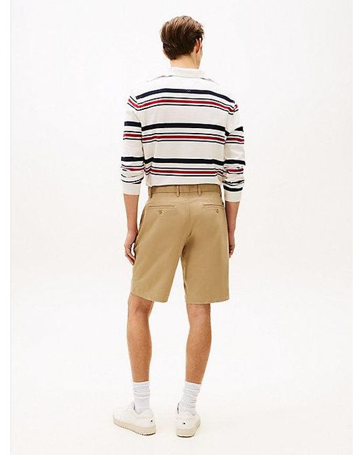 Tommy Hilfiger 1985 Harlem Relaxed Fit Chino Short in het Natural voor heren