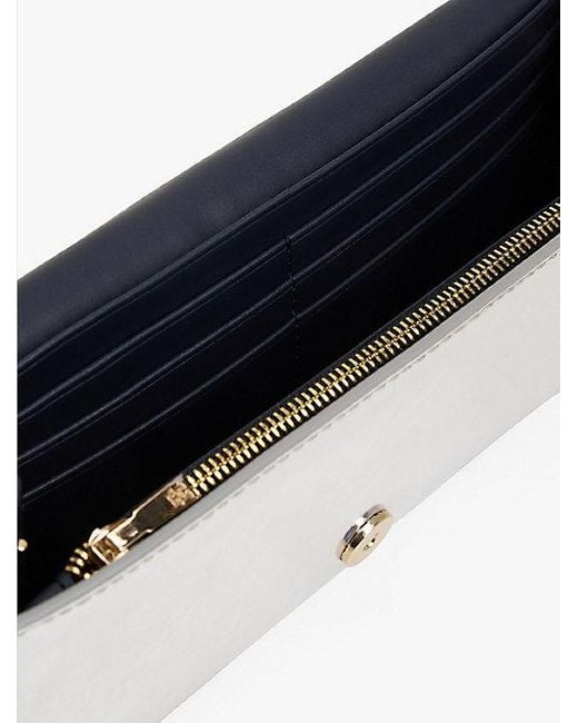 Bolso De Mano Hilfiger Icon Con Cadena Tommy Hilfiger de color White