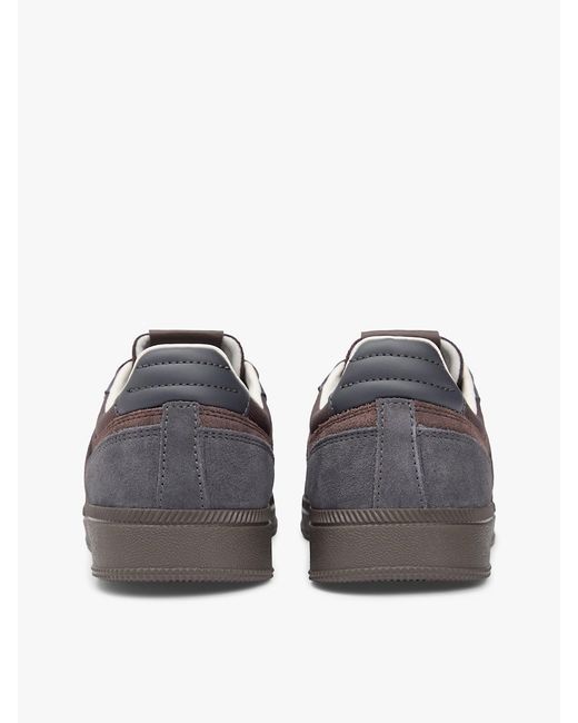 Tommy Hilfiger Brown The Greenwich Suede Logo Trainers for men