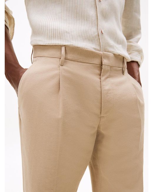 Tommy Hilfiger White Regular Trousers for men