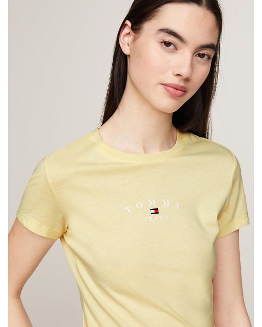 T-shirt ajusté Essential à logo Tommy Hilfiger en coloris Multicolor