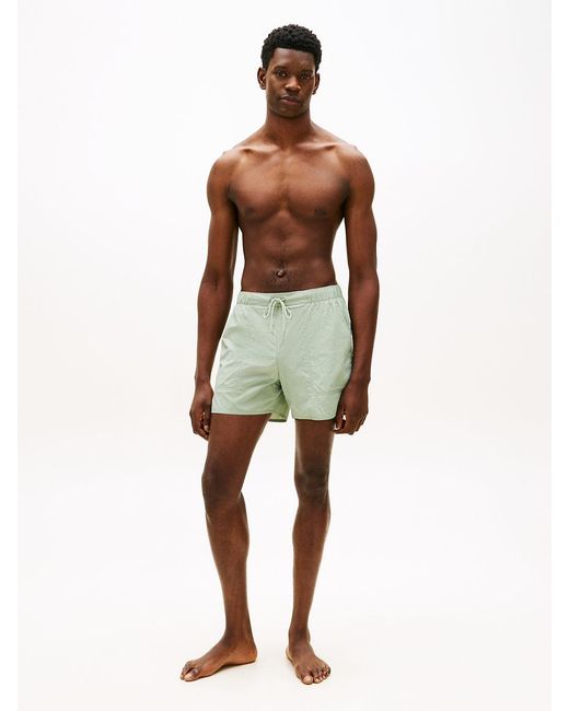 Tommy Hilfiger Green Original Ripstop Mid Length Swim Shorts for men