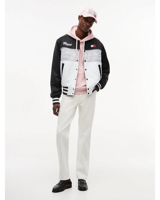 Tommy Hilfiger Multicolor Th X Cadillac Formula 1 Team Miami Varsity Jacket