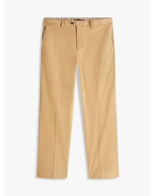 Tommy Hilfiger Red New York Label Washed Regular Trousers for men