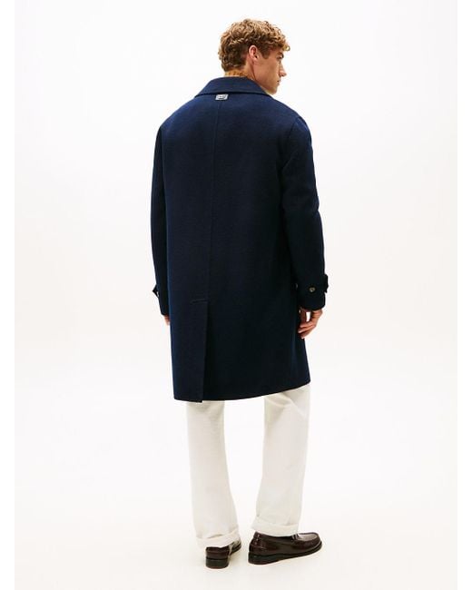 Cappotto Smart Casual Relaxed Fit di Tommy Hilfiger in Blue da Uomo