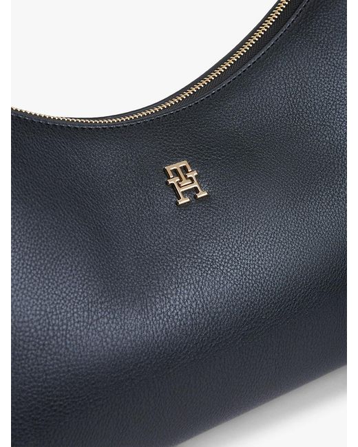 Tommy Hilfiger Blue Hilfiger Icon Pebble Grain Shoulder Bag