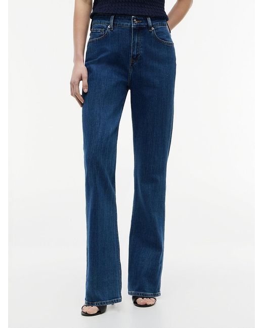 Tommy Hilfiger Blue Mid Rise Bootcut Jeans
