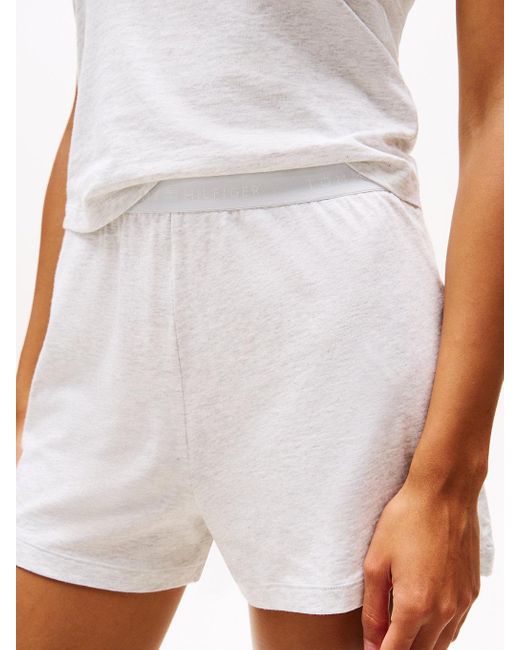 Tommy Hilfiger White Logo Racerback Pyjama Set