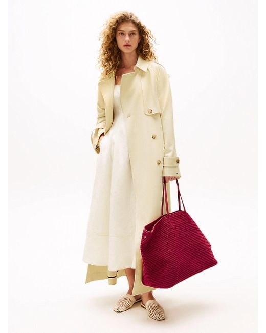 Borsa Da Spiaggia The Sofia Capsule di Tommy Hilfiger in Red