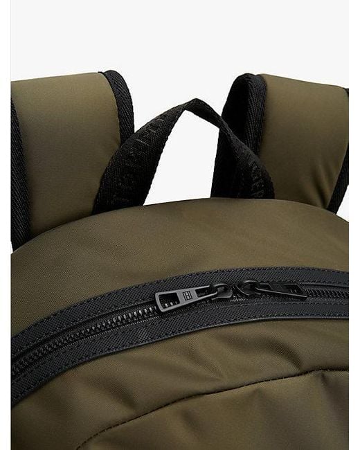 Tommy Hilfiger Metall-Logo-Rucksack Mit Doppelreißverschluss in Green für Herren