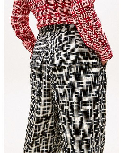 Tommy Hilfiger The Runway Collection Oversized Cargobroek in het Multicolor