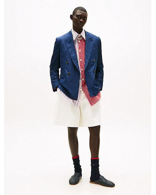 Tommy Hilfiger The Runway Collection Weite Chino-Shorts in Blue für Herren