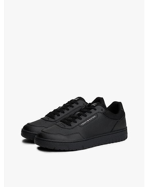 Tommy Hilfiger Rutschhemmender Basketball-Sneaker Mit Leder in Black für Herren