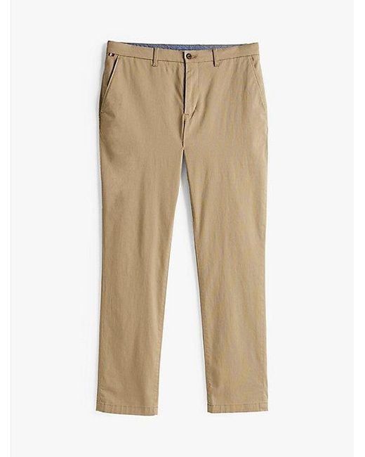 Tommy Hilfiger Denton Chino Met Rechte Broekspijpen in het Blue voor heren