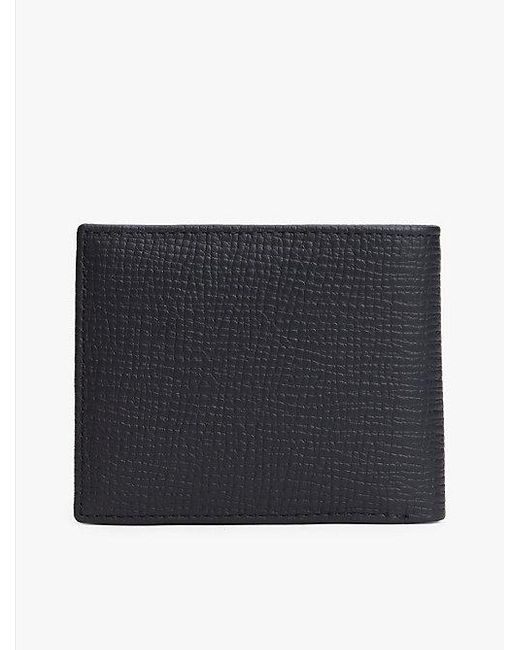 Tommy Hilfiger Hilfiger Flag Bifold-Brieftasche Aus Leder in Black für Herren