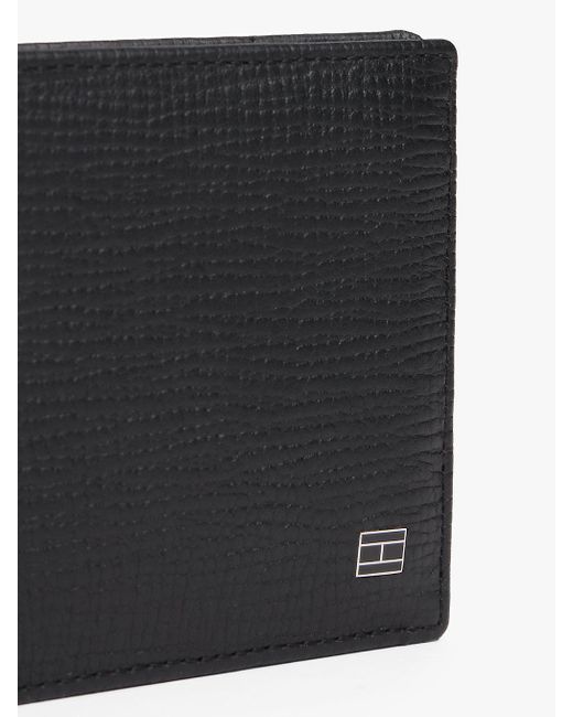 Portafogli Bifold di Tommy Hilfiger in Black da Uomo